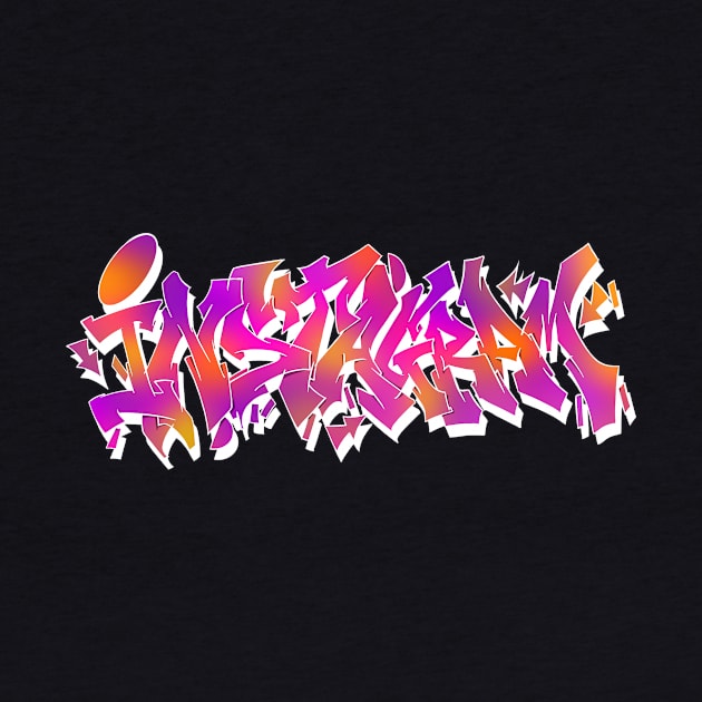 instagram graffiti by graffitiasik